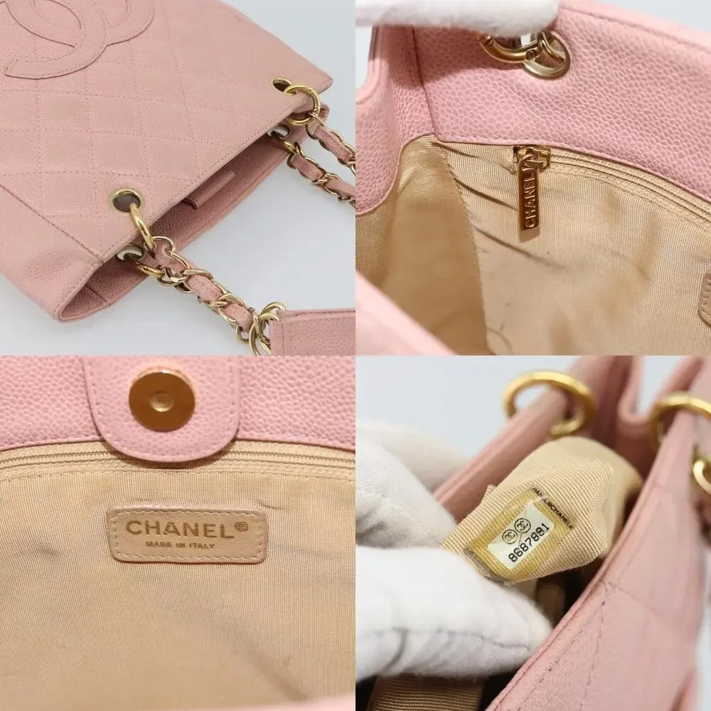 Chanel Matelasse Pst Chain Tote Pink Caviar